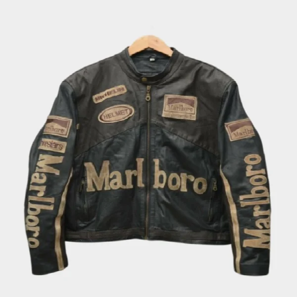 Marlboro Leather Racing Jacket (1)